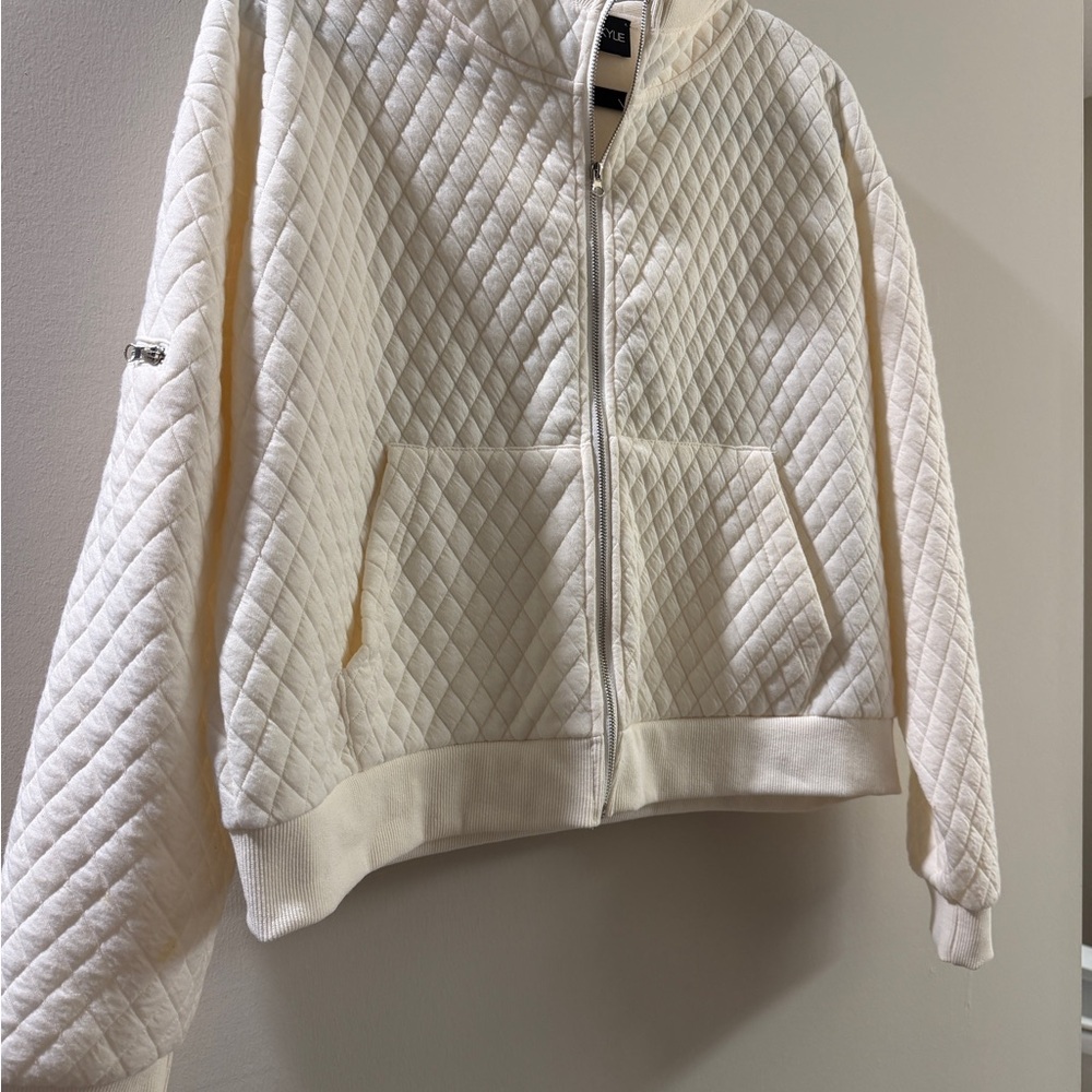 Quilted Cream Jacket